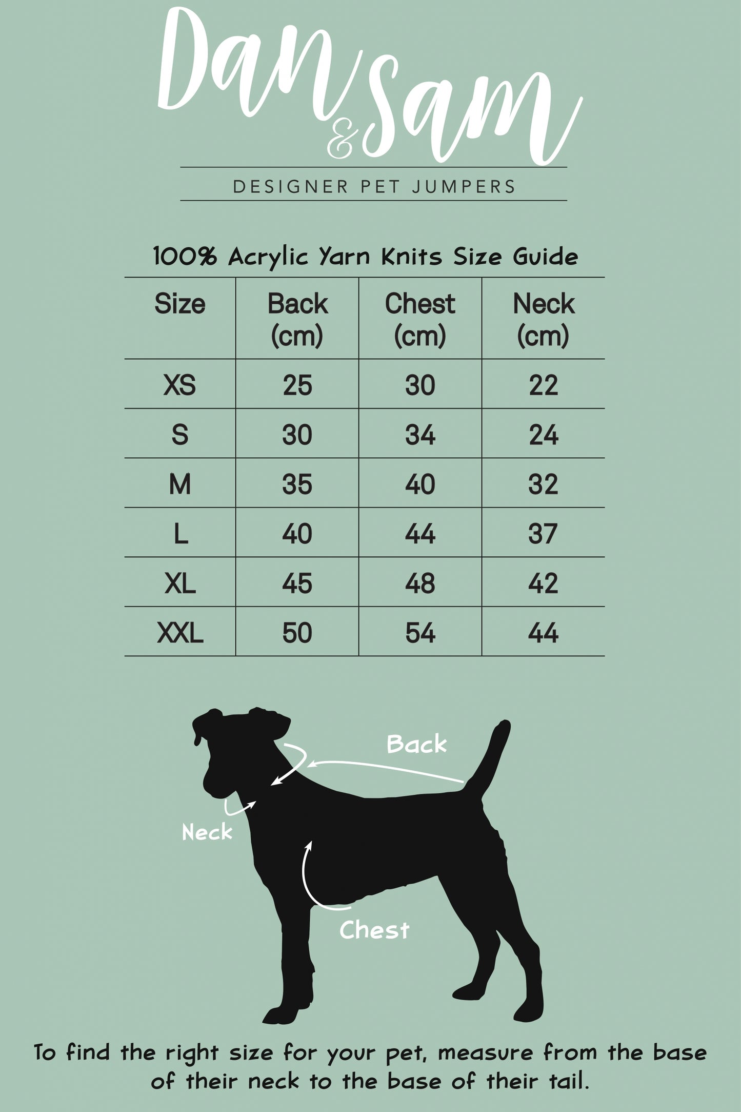 Dan & Sam's Grey Kisses Dog Jumper