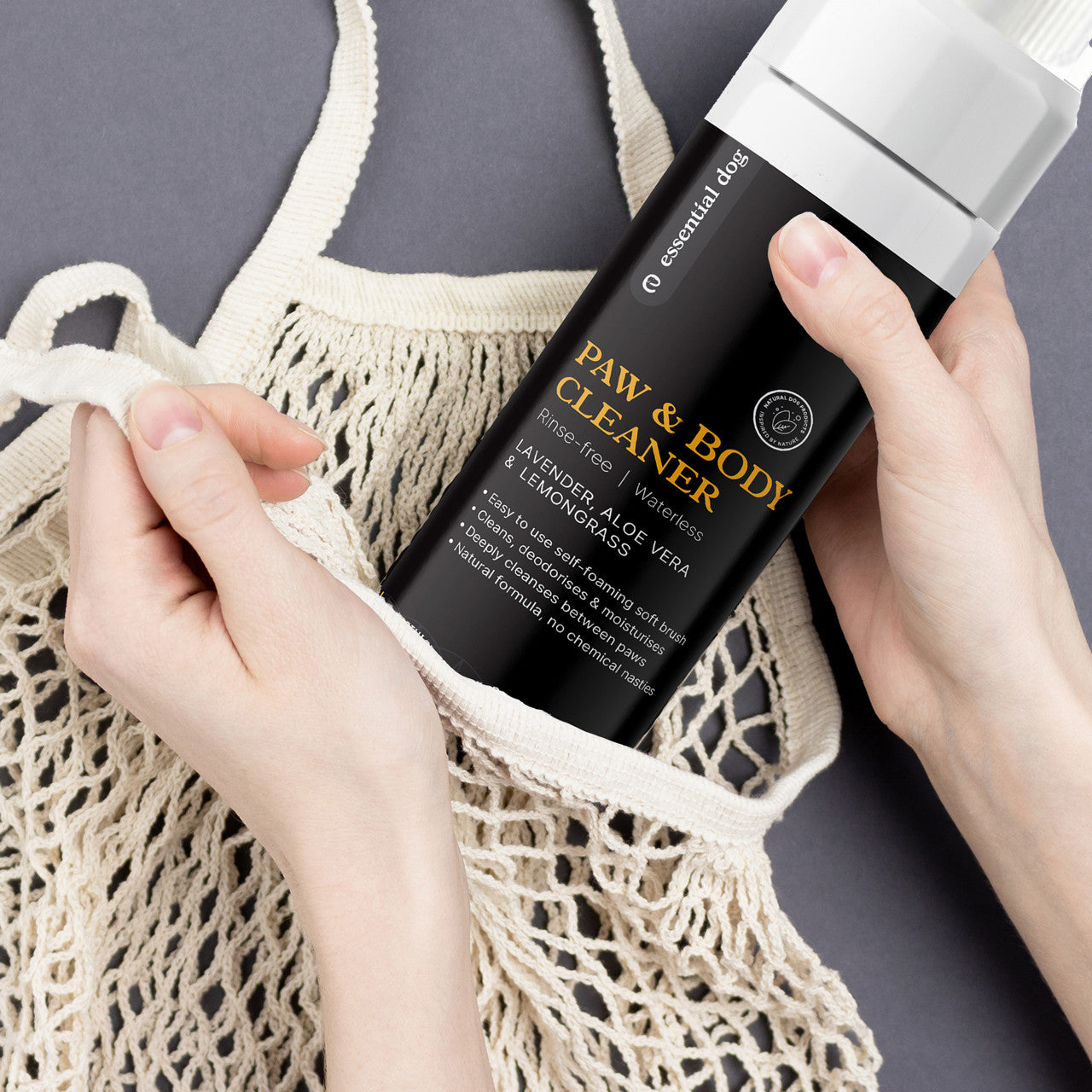 Essential Dog Paw and Body Cleaner Foam