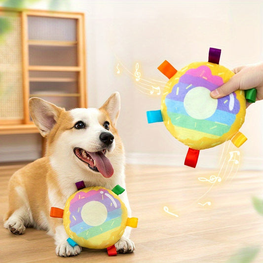 Plush Flying Disc Toy