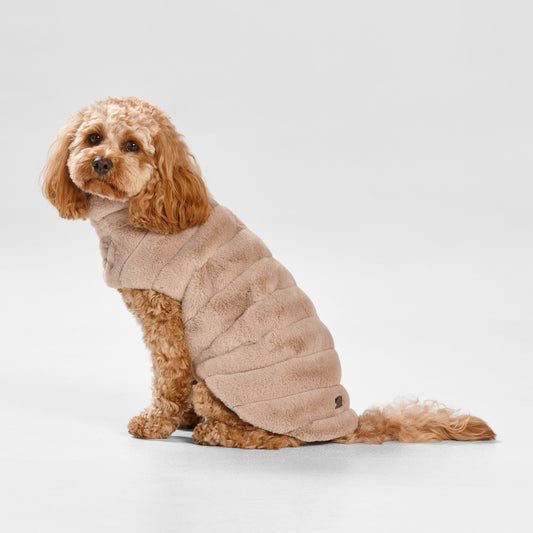 Snooza Wear's Cut Fur Fabric Coat