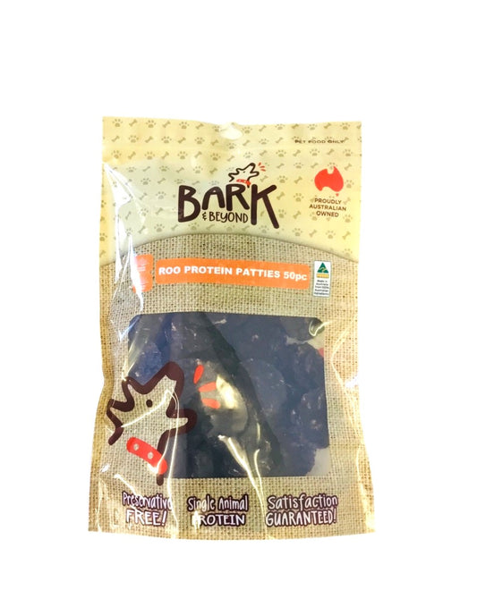 Bark & Beyond's Roo Protein Patties